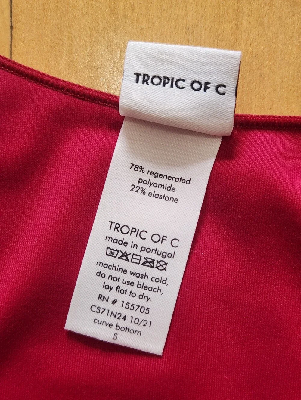 Tropic of C Curve Bottom in Hibiscus - S
